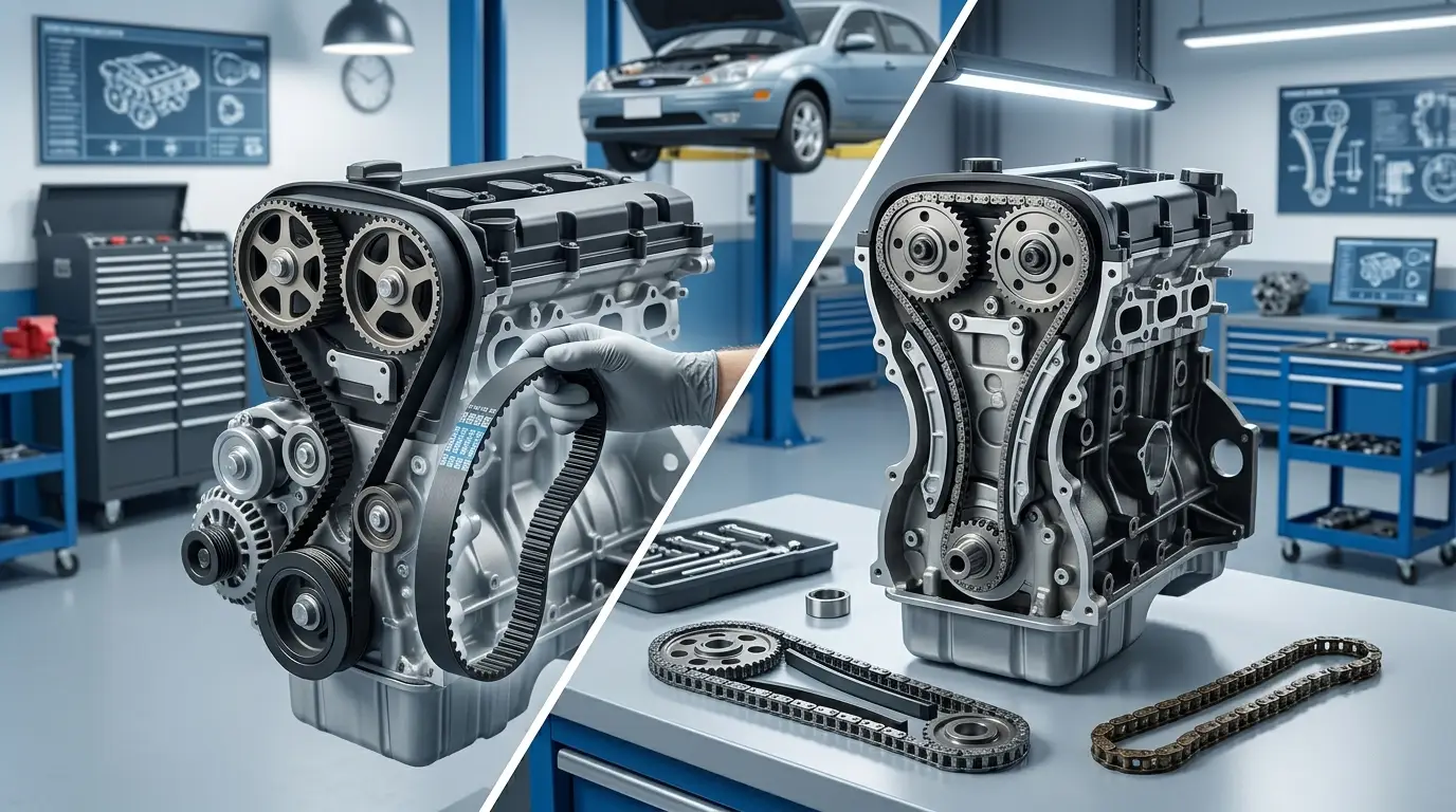 Timing Belt vs Timing Chain: Differences, Lifespan, and Replacement Costs